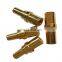 High demand customized cnc machining parts brass and steel parts