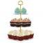 High quality custom clear happy birthday decoration acrylic wedding cake stand