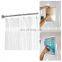 Wholesale Eco-Friendly EVA Clear Shower Curtain with Pockets for Tablet iPhone