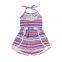 Girl Lace Romper Mexican Serape Clothing Jumpsuit