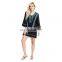 Cotton Black Embroidery Beach Cover up Playeros Sexy cover up Swimwear Kimono de Plage Bikini Cover ups Sarong Beachwear Tunic