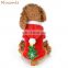 Best pet christmas gift winter New Year pet christmas clothes with hat