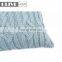High quality home decorative light blue cushion cover with jacquard cable knit