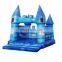 blue medium inflatable halloween haunted house bouncy castle in china