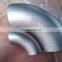 304 316 321 stainless steel elbow 180 90 45 60 30 15 degree manufacturer