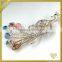 Crystal brooch Large crown inlay rhinestone brooch lovely Peacock brooch FB054