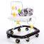 High Quality walking baby walker for first learning step to baby/8  pcs PU wheels plastic baby learning walkers