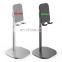 Cellphone Tablet Laptop Stand Go Up and Down Mobile Phone Case Charging Cable Holder Wireless Charger Black Silver