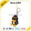 Novelty animal series easy open retractable snap hook key ring wholesale