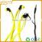 Fancy wholesale bottom price funky mobile phone use Internet shoelace earphones