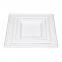 Wholesale price 8“ Bagasse Plates Square White Color Compostable Plates