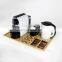 Hotel coffee maker with electric kettle tray set/welcome tray for hotel supplies