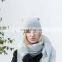wholesale women's knit hat and scarf sets