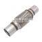 Internal Aluminized Spiral Muffler Corrugated Stainless Steel Exhaust Pipe 50*250*140