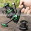 Amazon Two Line Spools Cups Metal Handle Cheap Fishing Tackle Fishing Combo Saltwater Spinning Fishing Reel