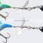 In stock 9cm/12g Lead Fish with High Speed Rotation Spoon Jig Fishing Lure Spinner Lure