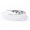 cute girls cheap wholesale vulcanization shoes with pattern of flowers in china