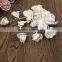 Customized Bridal Hair Accessories Ivory Lace Flower Branch Fascinator Wholesale Quality Choice