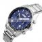 SKMEI 9096 Waterproof Stainless Steel Watches Stop Watch Mens Quartz Wristwatches