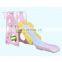 plastic toys mini slide plastic slide with basketball hoop indoor slide