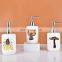 Skymoving New Design Ceramic Liquid Soap Lotion Dispenser with plastic pump
