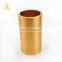 ZHONGLIAN Aluminum Profiles Suppliers Making Small Size 6061 6063 Pipe Golden Surface
