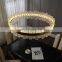 Modern Led Crystal Chandelier Glass Hanging Lighting Decor Indoor Home LED Pendant Lamp