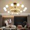 Home Decorators LED Pendant Lamp for Bar Restaurant Chandelier Simple Indoor Glass Crystal Hanging Light