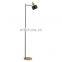 High Quality retro minimalist Metal Copper/Black Hotel Room Floor Lamp for Home Living Room Floor Lamps