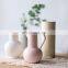 Hot Sales INS Nordic Unique Plain Color Creative Home Decoration Flower Arrangement Ceramic Flower Vases