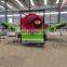 Mobile portable motor rotary trommel screen for municipal solid waste