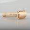 Best Selling Cruelty Wholesale Shaving Razor Barber Razor Matte Gold Personna Use Professional Straight Double Edge Single Blade