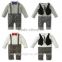 long sleeve gentleman rompers and baby bodysuit custom print AG-LA0029