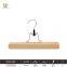 Factory Wooden Trouser Hanger Pants Hanger With Clips Bottom Clamp Hanger for Wholesale