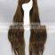 High Quality 80cm Long Curly Light Brown Synthetic Anime Lolita Wig Cosplay Costume Fashion Hair Wig Party Wig