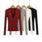 Pure Desire Style Sexy V-neck Slim Knitted Shirt Spring New Style Spicy Girl Style Lace Inner Long Sleeve Bottom Top