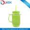 Fashional Plastic Mason Jar Mug