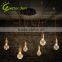 Iron Copper Halogen led Bulb Pendant Light
