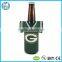 black insulated neoprene two bottle wine tote with factory price