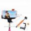 Hot sale wireless bluetooth z07-5 selfie stick monpod, selfie stick for mobile phones