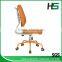 Cute orange mesh children study gas lift swivel chair