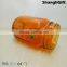 470ML Glass Mason Jar Coating Orange Sun Long Storage Jar