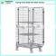Zinc plated collapsible warehouse container