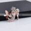 Fashion Rhinestone Diamond High Heeled Shoes Shape Brooch