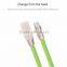 zinc flat cable with 8 colors micro usb cable