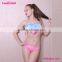 High Waist Bikini White Scale Beachwear