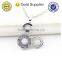 hotselling custom fashion cartoon crystal pendent metal necklace for sale