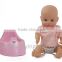 Chinese toy store wholesale toy of 14 inch baby doll drink and pee plastic and 6P EN71 EN62115