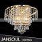 2015 chinese top high quality fancy indoor led k9 crystal glass chandelier wall string lights for decoration