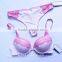 2017Christmas design most popular and hot sale sexy bra panty set special design hot girls photos